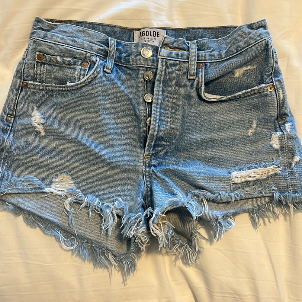 Agolde Parker Vintage Cut Off Short In Swapmeet